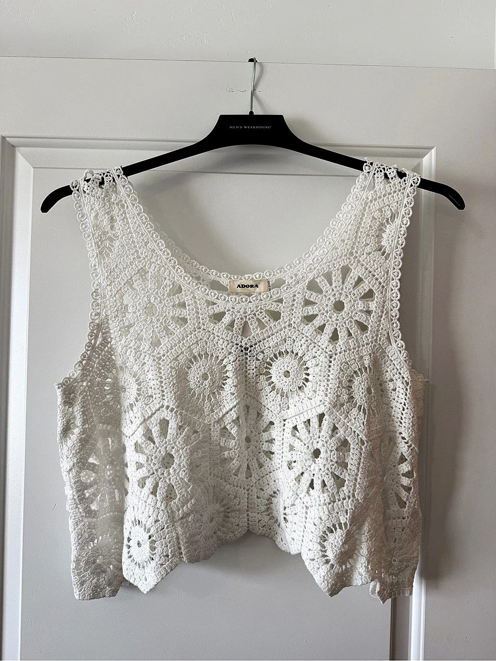 White Lace Tank Top